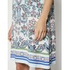 Riad Paisley Dress 02 Blue-Light Combination 42, blue