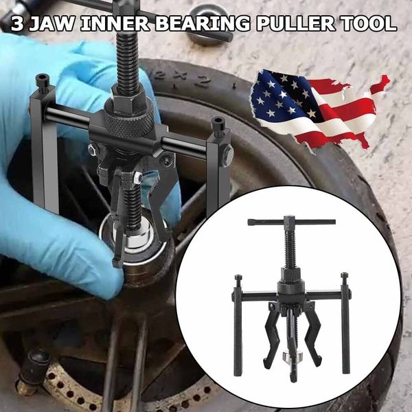 Bearing Puller 3 Jaw Pilot Blind Set Bushing Gear Small Inner Internal Kit Tool