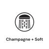 Water Saving Shower Head with 3 Jet Types Anti-Limescale Function (Black)
