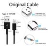 VOLT PLUS TECH PRO USB-C Charging Transfer Cable(2xPack) Compatible with Your Keyboard Game ontroller, SD, TF Card Reader Provides 5Gbps Full Quick Charging 25Amp Power! (Black 3.3Ft)