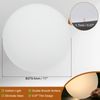 PATIKIL 11" Diameter Lampshade Diffuser, 1.7mm Thick Round Diffuser Sheet for Drum Lampshades, Pendants Light, DIY Light Shield, Translucent White
