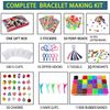 DIY creative colorful rubber band woven bracelet set