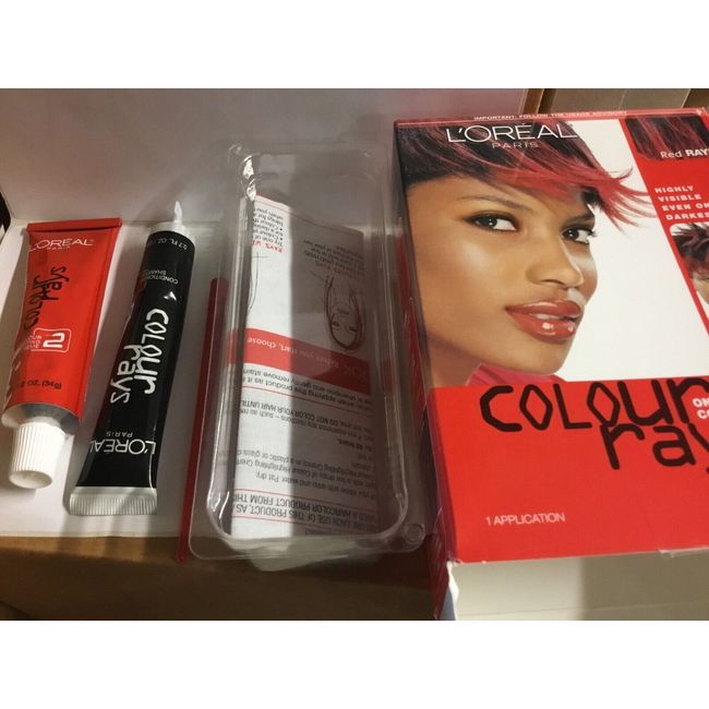 SEE DESCRIPTION - LOT OF 3 - L'Oreal Paris Colour Rays Hair Color ( RED RAYS )