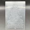 Plastic Embossing Folder A6 Size Christmas Tree Pattern Paper Crafts Plastic Textured Impressions for Card Making Scrapbooking