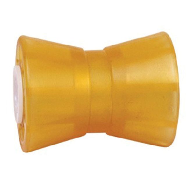 Tie Down Engineering 86158 5"" PVC Guided Keel Roller Amber, Yellow, Standard