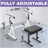 Heavy Duty Keyboard Stand & Bench Set-Adjustable for 54-88 Key Digital Pianos