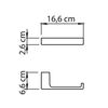 Gedy Pirenei Toilet Roll Holder, Chrome