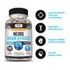 Neuro Brain & Focus 180ct Memory Function Clarity Energy Nootropic Booster