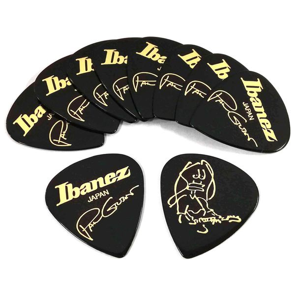 IBANEZ 1000PG-BK Pole Gilbert Picks Guitar Picks x 10 Pieces