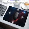 SHALYSONG Space Galaxy Mouse Pad Personalized Design Customized Square Office Rubber Mouse Pad 9.5x7.9 Inch