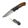 BNB Knives Army Linerlock Folder Knife and Pocket Sharpener