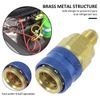 2X AC Quick Connectors Automotive Air Conditioning Low & High Conversion Adapter