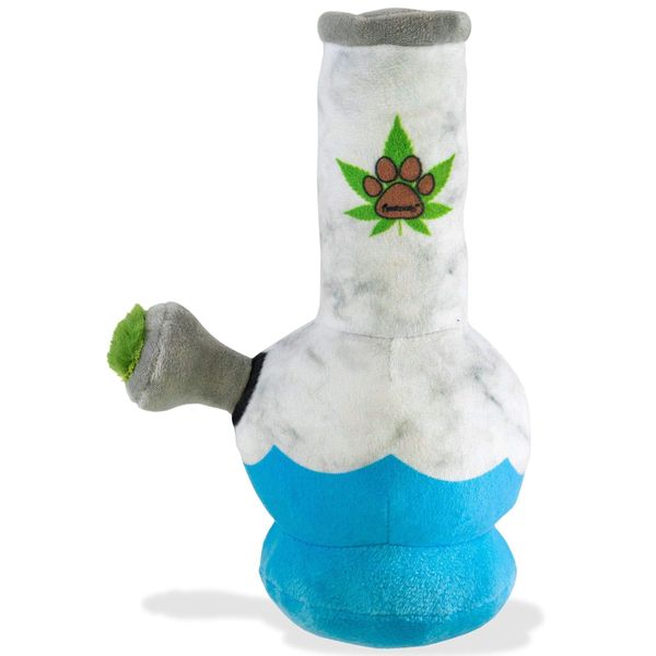 Nestpark Puppy Chiefer 3000 - Funny Dog Toys - Plush Squeaky Weed for Medium, Small and Large - Cute Dog Gifts for Dog Birthday - Cool Stuffed Dog Toys