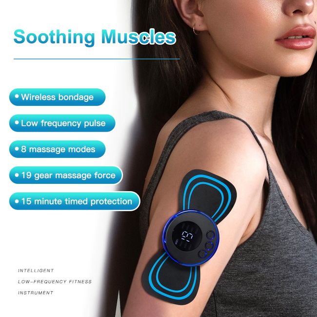 EMS Pulse Neck Massager Sticker Tens Cervical Patch Muscle Stimulator  Device Machine - China EMS Pulse Neck Massager, Neck Muscle Stimulator