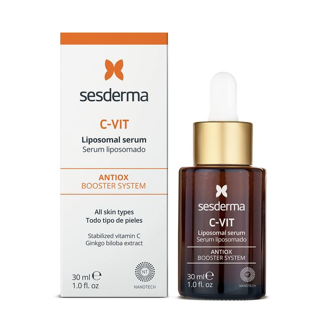 Sesderma | C-Vit Liposomal Serum | Hydrated and Radiant Skin | Antioxidant Serum | First Signs of Ageing | Pigmentation | Vitamin C Serum for Face | Professional Skincare, 1 Fl Oz