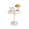 Side Table, Ultra Thin Desk, Bedside Table, Coffee Table, Mini Table, Small Table, Sofa Table, Nursing Table, Storage Rack Small Bedside Table Simple Modern Home Movable Bedside Table (Beige) (Beige