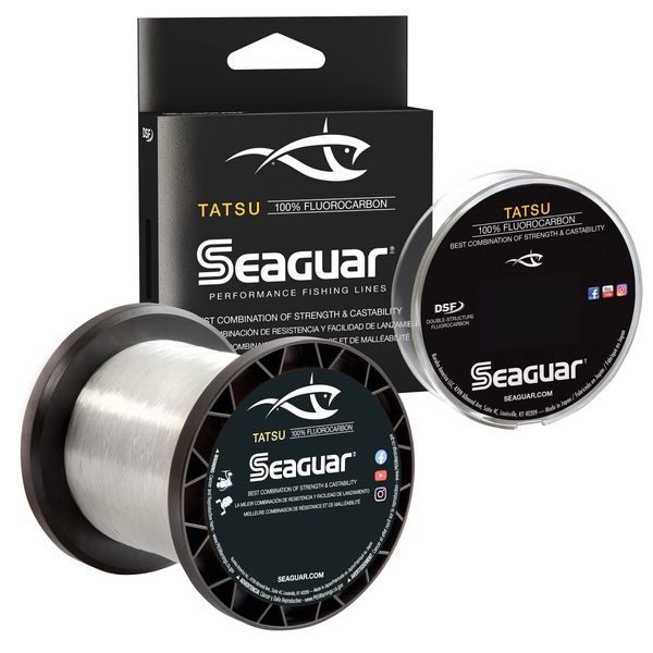 Seaguar TATSU 200-Yard Fluorocarbon Fishing Line, 15-Pound, Clear