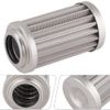 BARTOO 50mm 60 Micron Fuel Filter Element Replacement Stainless Mesh Compatible with AN6/AN8/AN10 Filter Accessories