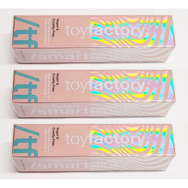 Toy Factory Smart Gloss Calabasas Glaze Sheer Peachy Dew .2 oz 3-Pack