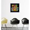 Poster Hundertwasser The Blob Grows in the Flower Pot