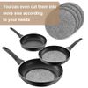 Flintronic 4PCS Round Felt Pot Protector, 19.1CM, Gray