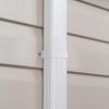 Downspout Strap 2x3 Leader Strap 2x3 4pcs (White)