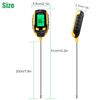 5 in 1 LCD Digital PH Soil Tester Water Moisture Temperature Sunlight Test Meter