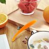AWAVM 1PC Plastic Orange Peeler, Long-Handle Orange Peeler Tool Orange
