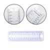 Plastic Knitting Gauge Needle Ruler Gauge Ruler Sewing Tools for Sewing Needle
