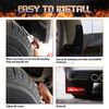 4 pieces/Set Sports Flexible Rubber Mud Flaps Splash Mudguards Kit Universal Fit