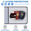 2000℉ Fireproof Document Bag Waterproof Money Safe Organizer Pouch with Zipper