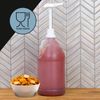 64oz Half Gallon White Plastic Pump Bottle w Pump, 2QT Soap/Liquid Dispenser