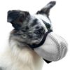 Diketone Dog Muzzle,Dog Muzzle to Prevent Eating/Chewing/Biting, Breathable Reflective Adjustable Muzzle for Large Dogs(Grey_XL)