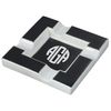 Personalized Visol Renner Black & White Ceramic Cigar Ashtray (Circle Monogram)