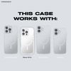 PopSockets iPhone 16 Pro Case Compatible with MagSafe, Phone Case for iPhone 16 Pro, Wireless Charging Compatible, Case Only - Clear