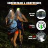 LED Motion Sensor Headlamp Rechargeable Super Bright Headlight Torch Flashlight