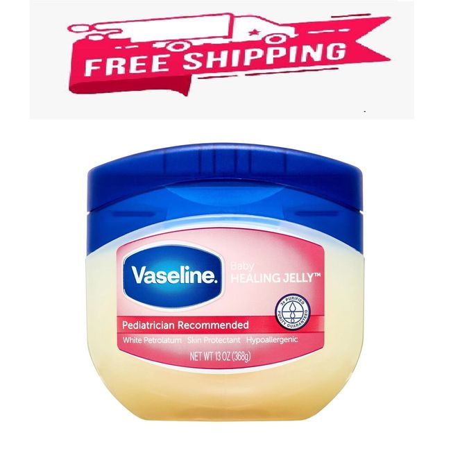 Vaseline Petroleum Jelly Baby Skincare Protective & Pure, 13 oz