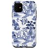 iPhone 11 Preppy Blue and White Willow Pattern Chinoiserie Toile Case