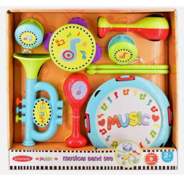 Dnaaz Music Band Set Toy For Kids- Open Touch Box Toy Promotes Hand-Eye Coordination