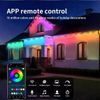 150FT Permanent Outdoor Eaves 108 LED Lights Smart RGB Bluetooth APP Control Kit