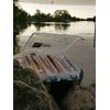 Zite Fishing Bait Box Set - 3 Double-Sided Bait Boxes with Carry Handle 20 x 15.5 x 4.5 cm - Artificial Bait Box for Wobblers, Blinkers etc.