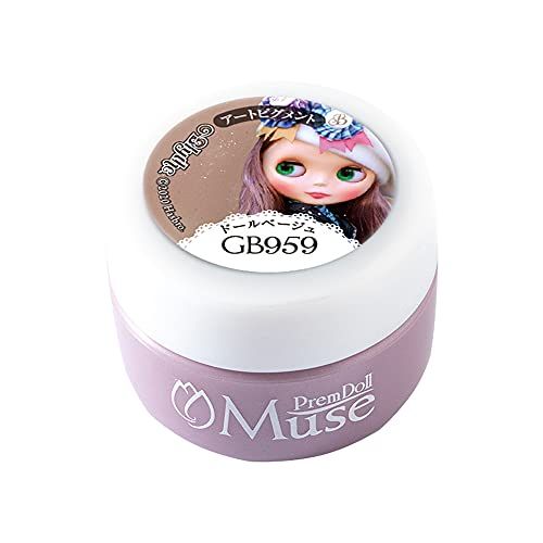 PREANFA PDU-GB959 PremDoll Muse Color Gel, Doll Beige, 0.1 oz (3 g), Gel Nails