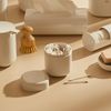 Alessi Birillo Cotton Bud Holder, White