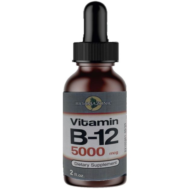 vitamin B-12 xtra strengh Liquid Energy Health 2 oz 5000 MCG 100% NATURAL