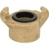 SB-1S STANDARD THREADED SANDBLAST BRASS TANK COUPLING 1 1/4" NPS CONNECTOR