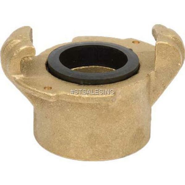 SB-1S STANDARD THREADED SANDBLAST BRASS TANK COUPLING 1 1/4" NPS CONNECTOR