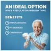 Unscented Bathing Wipes 25 Count Water Activated Hypoallergenic Convenience