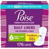 	Poise Daily Liners Long Length 2 Drop Absorbency 176 Ct 4 x 44 Packaging Var...