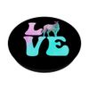 Cool Alpaka Llama LOVE PopSockets Swappable PopGrip