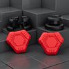 PlayRealm NO Falling Off Thumbstick Extender & Silicone Grip Cover 2 Sets for PS5 & PS4 Controller (UFO Red)